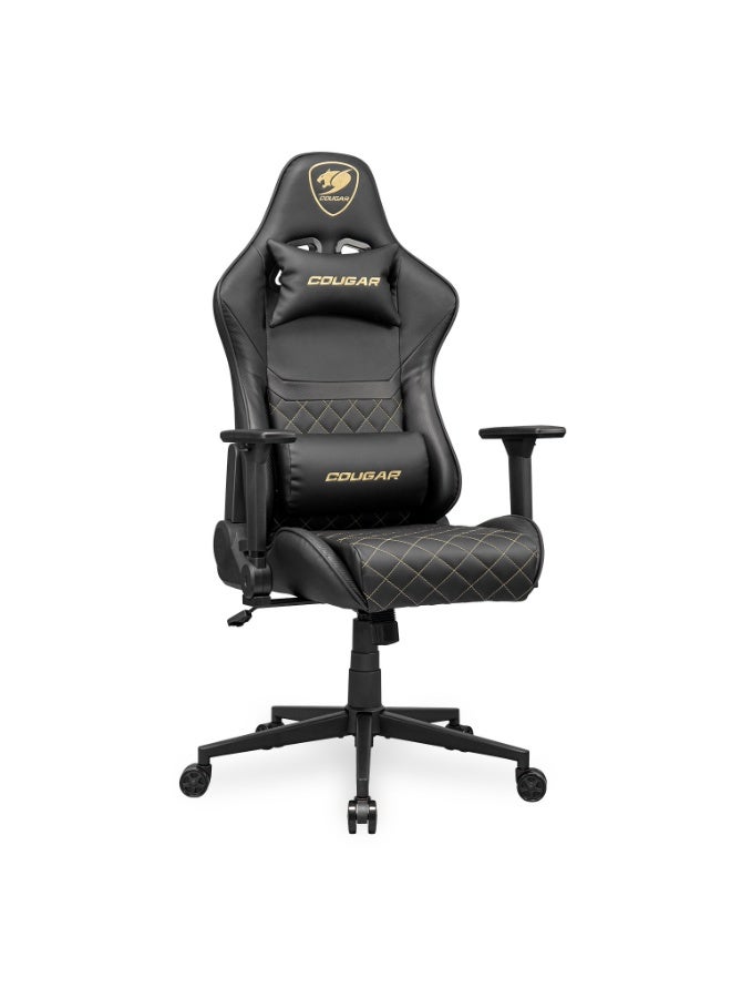 COUGAR ARMOR ONE V2 GOLD Gaming Chair -Black - Image 2